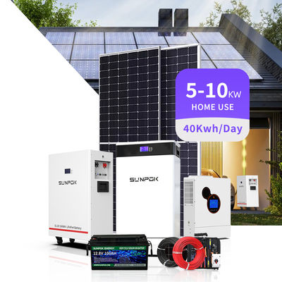 Residential Hybrid Solar System 5kw 5kva 5000w Solar Panel System