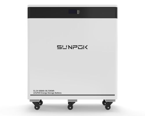 2025 Floor Type 30kwh Lifepo4 Battery Pack 51.2v 600Ah Energy Storage Lithium Battery With WIFI & Bluetooth