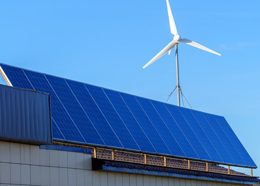 Combined Wind Solar Hybrid Power System LiFePo4 Battery Hybrid Solar