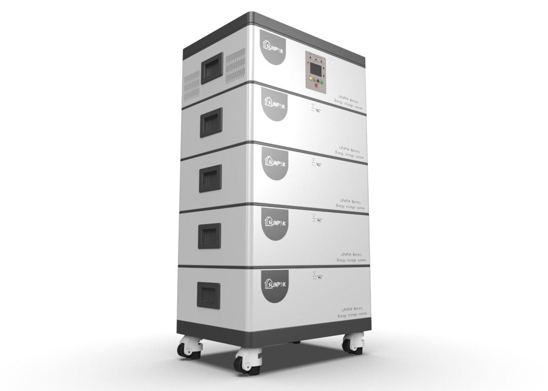 Stacked Energy Solar Power Storage LiFeP04 Battery Smart High Voltage For EU Warehouse