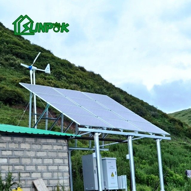 10Kw Wind Solar Hybrid Home System Windmill Turbines And Solar Panel