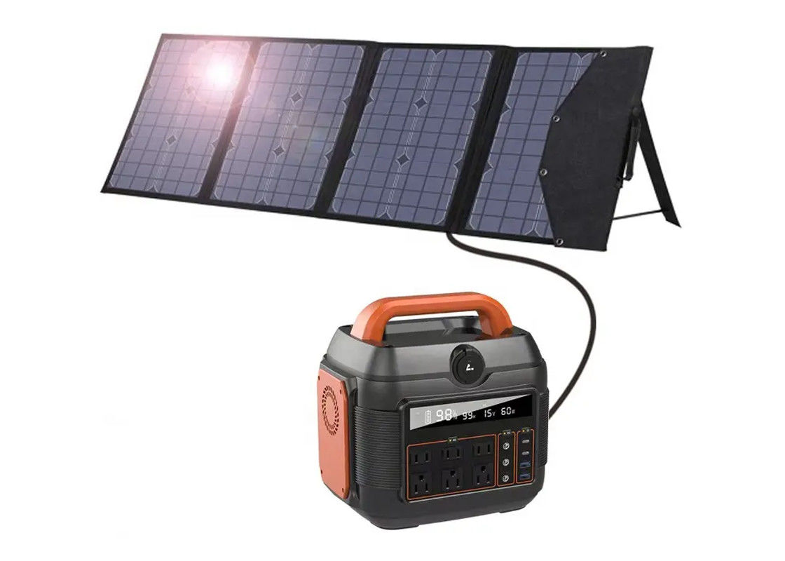 20V Charged By Portable Solar Power System For Camping Electric Power Station
