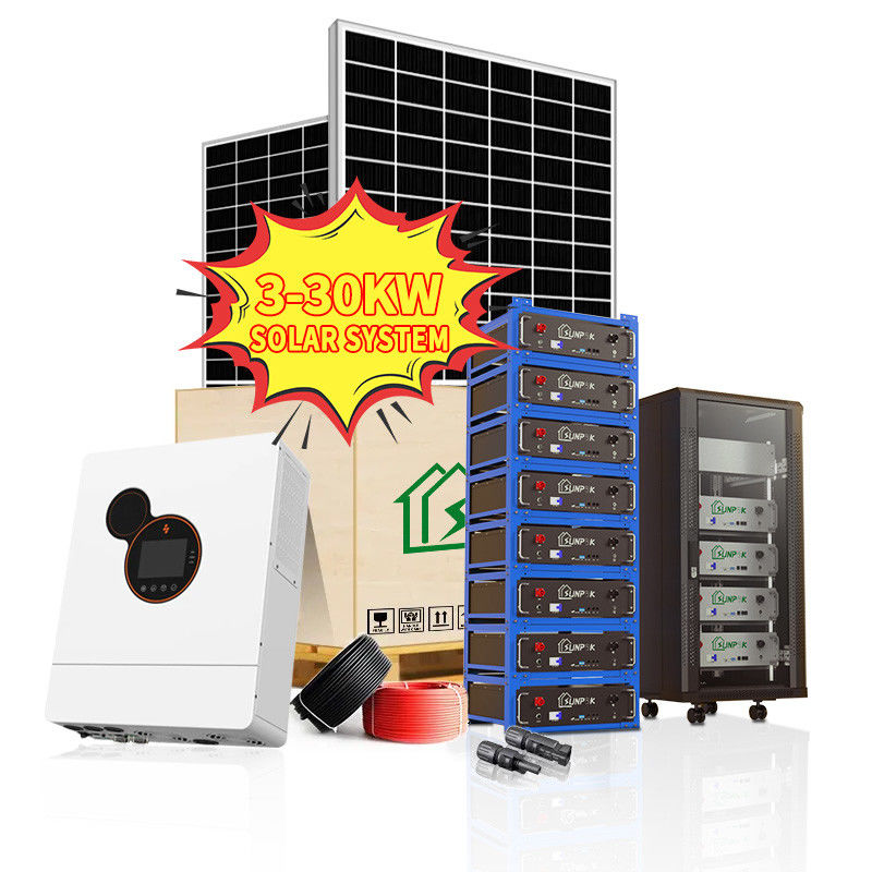Complete Off Grid Solar Kit 3Kw 5KW 10kw 15KW 20kw 30kw Complete Off Grid Power Systems