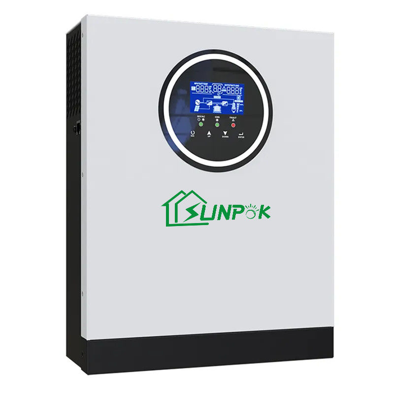 Sunpok 5kw 6kw 7kw On Grid Off Grid Solar Inverter Home Use Hybrid Off Grid Inverter