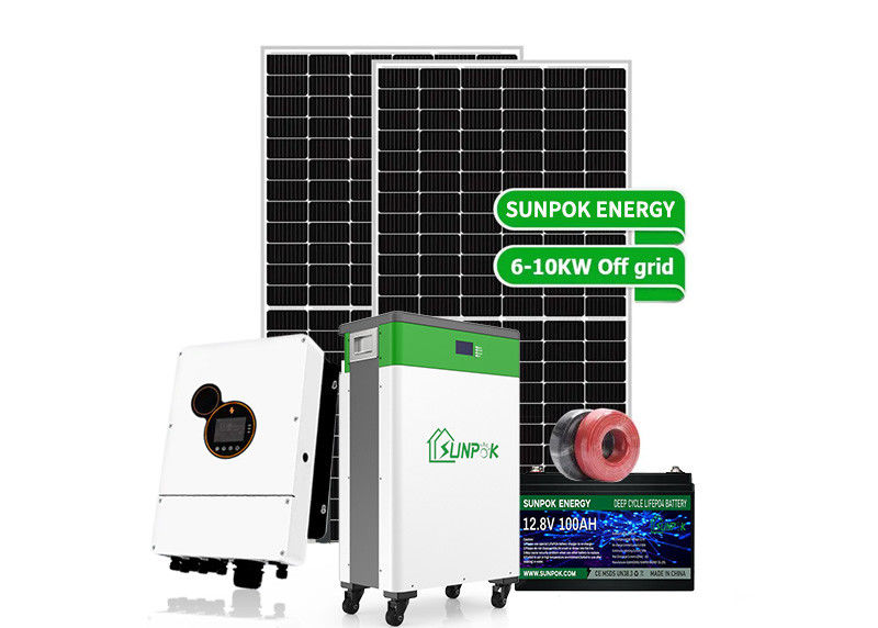 Off Grid Thin Film Solar Panels For Home 200ah 300ah Adjustable Solar Panel Mounting System
