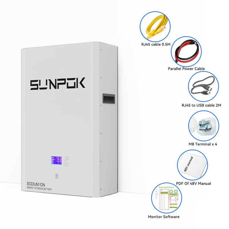 Customized Sodium Ion Battery  Nominal Voltage 48V 51.2V