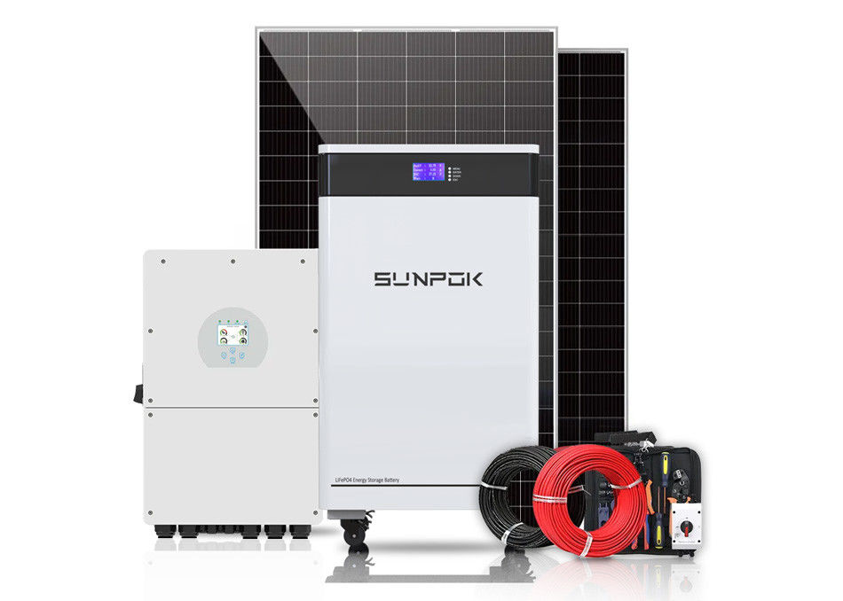 230V 3Kw 5kw 8Kw 10kw Hybrid Solar System Kit For Home And Business