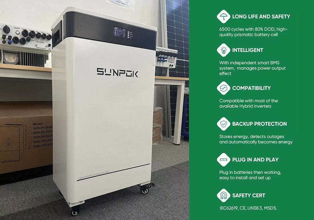 System Hybride Solaire Eolien Solar Panel 3KW 5KW 10KW 20KW Solar System For Home