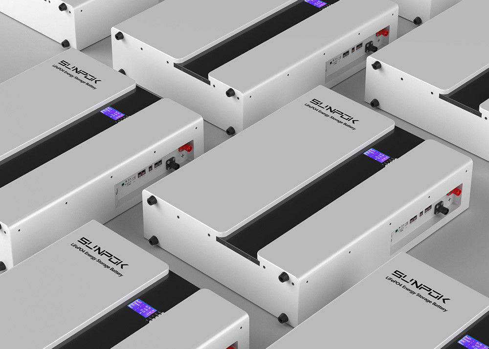 Solar Wall Mounted 48v 50ah 100ah 150ah 200ah Energey Storage Powerwall 5kw 10kw Lifepo4 Lithium Ion Battery