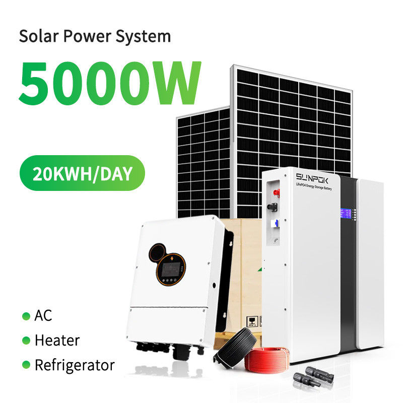 Solar System Off Grid 5KW 10KW 20KW Commercial Industrial Home for Sale Solar Power System