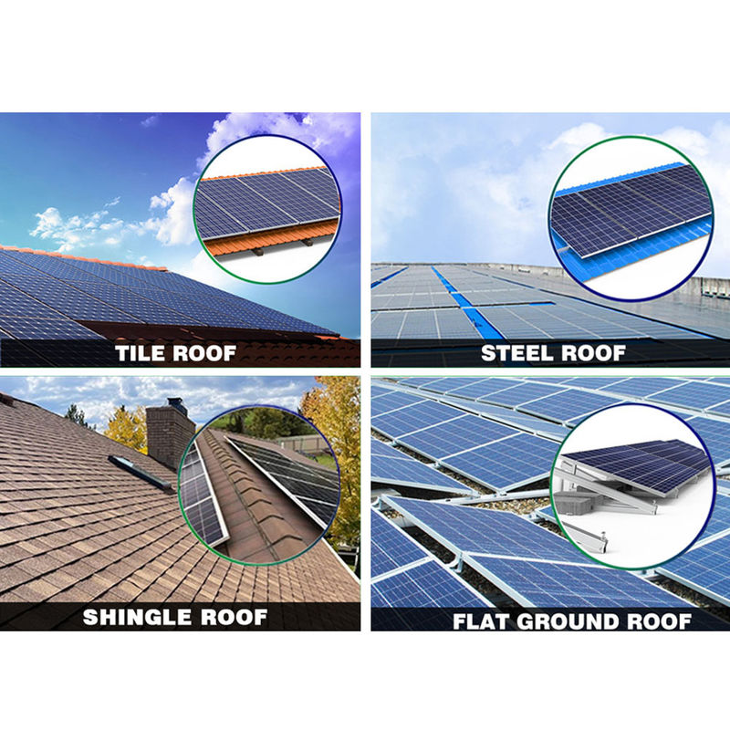 On And Off Grid Solar Energy System 5kw 10kw Solar Power System Home Solar Panel Kit