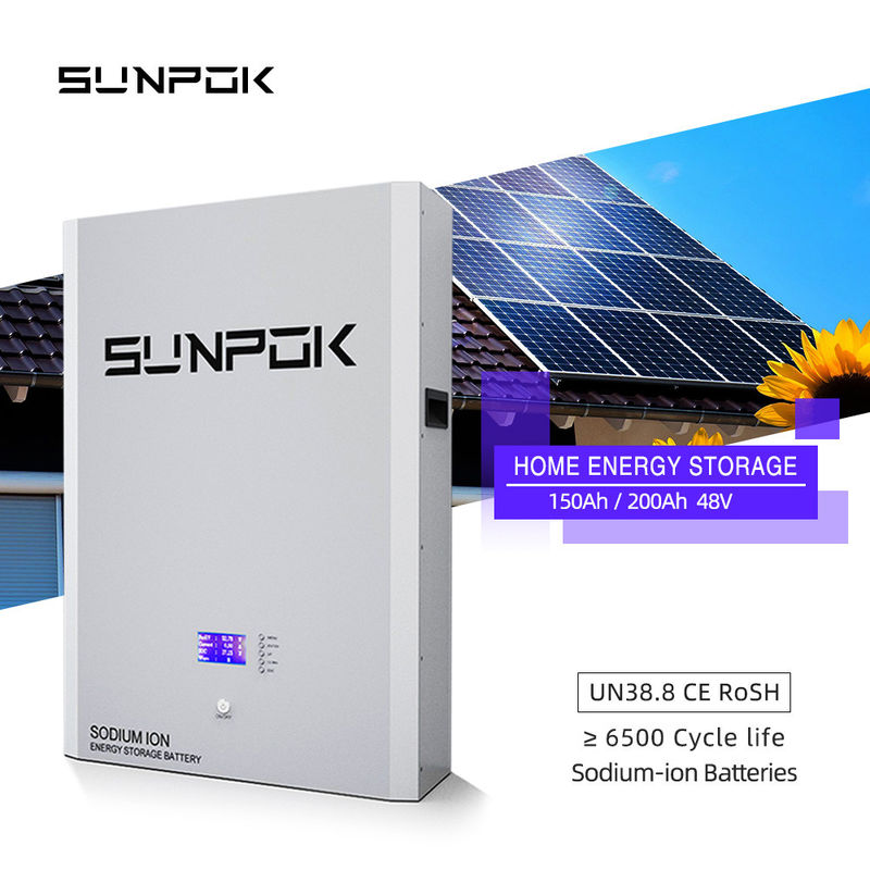 48V Wall-Mounted Sodium-Ion Battery Storage System 100ah 150ah 200ah 5kwh 10kwh 20kwh