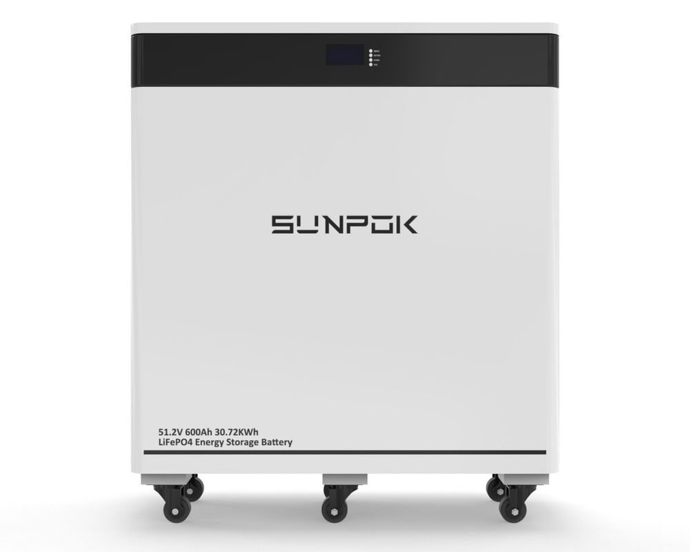 2025 Floor Type 30kwh Lifepo4 Battery Pack 51.2v 600Ah Energy Storage Lithium Battery With WIFI & Bluetooth