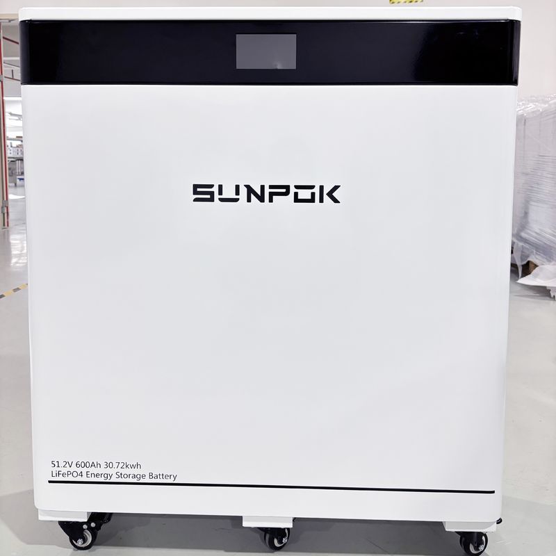 51.2v 600ah Lifepo4 48v Battery 30kwh Lithium Battery With Wheels For Solar Energy Battery Storage System