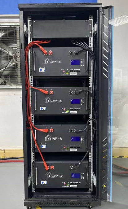 Server Rack Battery 48V 51.2V 10Kwh 15Kwh 100Ah 200Ah Lifepo4 Solar Battery Lithium Boxes Racks