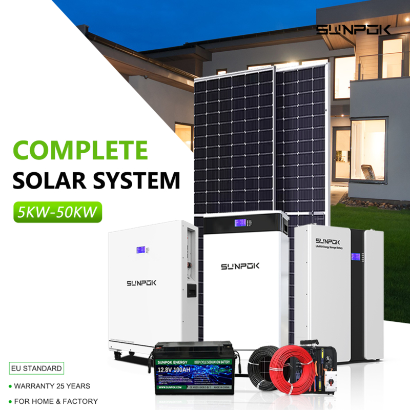 2.2kw 3.2kw 4.2kw 6.2kw 9kw 12kw Hybrid Solar Inverter Complete Home Power off Grid Solar System