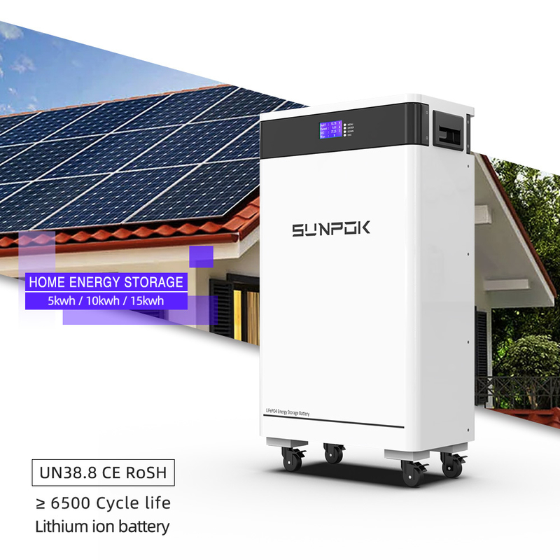 LiFePO4 Pack Energy Storage Battery Wheel Mounted 15kWh 16kWh LiFePO4 Lithium Battery Home Power Supply 51.2V 314Ah
