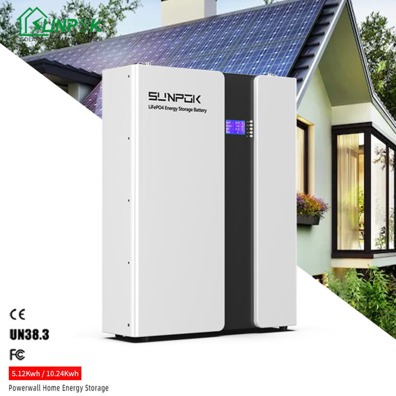 10Kwh Powerwall 51.2V 200Ah Wall Mounted Lithium Battery 10Kwh 48V 200Ah Lifepo4 Powerwall Home Energy Storage Solar Battery