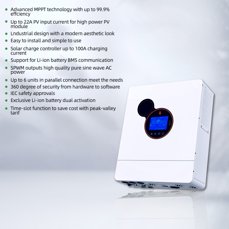 Sunpok Hybrid Power Solar Inverter With 3kw 3000w 24v 48v 5kw 5000w Off ...