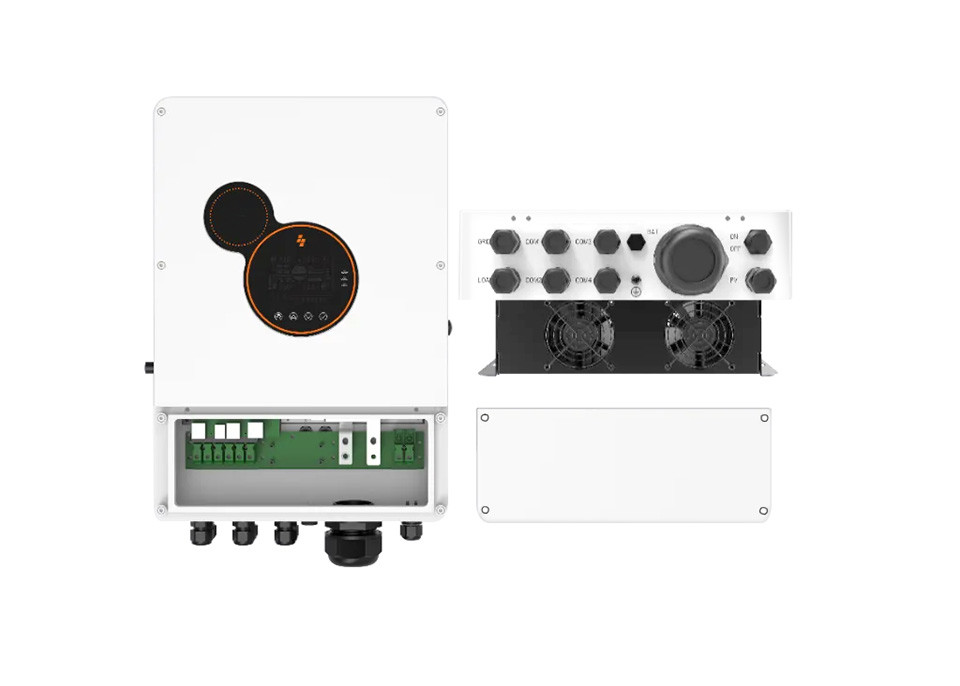 Sunpok 5kva Mppt 450vdc Pv Input 220v 48v 5kw On Off Grid Tie Hybrid ...
