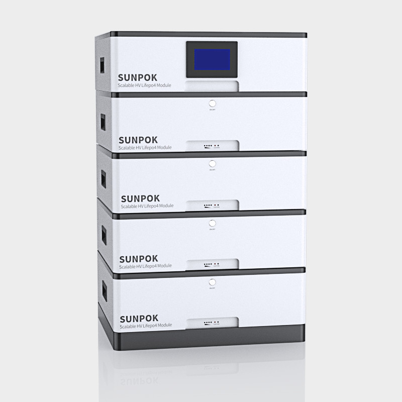 Solar Energy Storage Power System Stacked Lifepo4 Battery 48v 51.2v ...