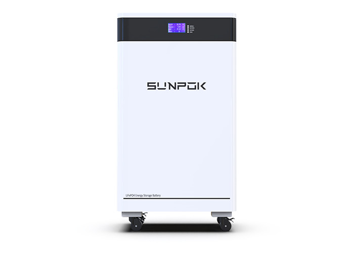 Solar 15kWh Lithium Ion Battery Pack 51.2V 300Ah Lifepo4 Floor-Mounted ...