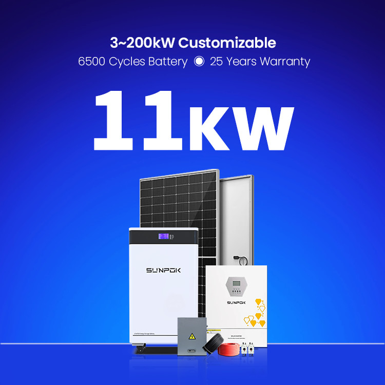 Home Use Solar Energy System 3KW 6KW 11KW 22KW Hybrid Off-Grid Solar ...
