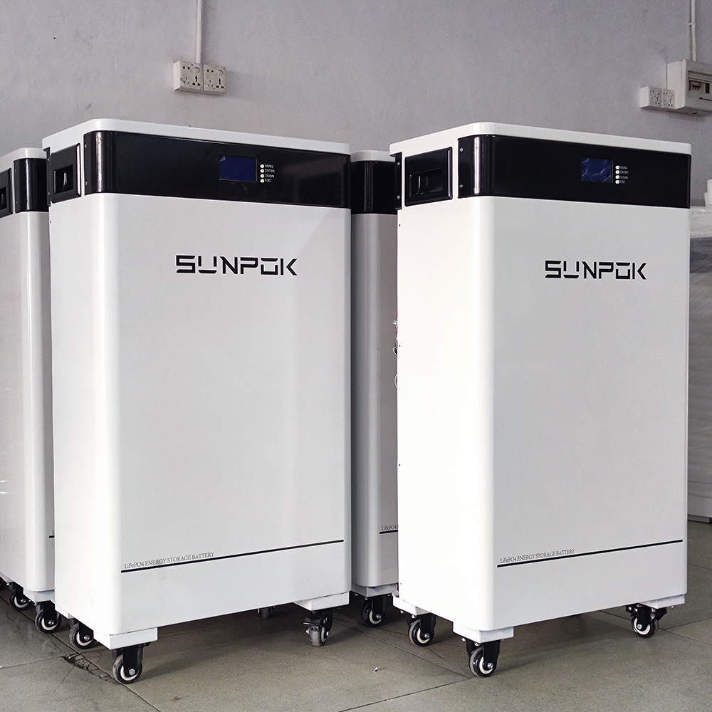 Solar System 15kwh Floor Mounted 51.2V 300Ah Lifepo4 Battery 8000 ...