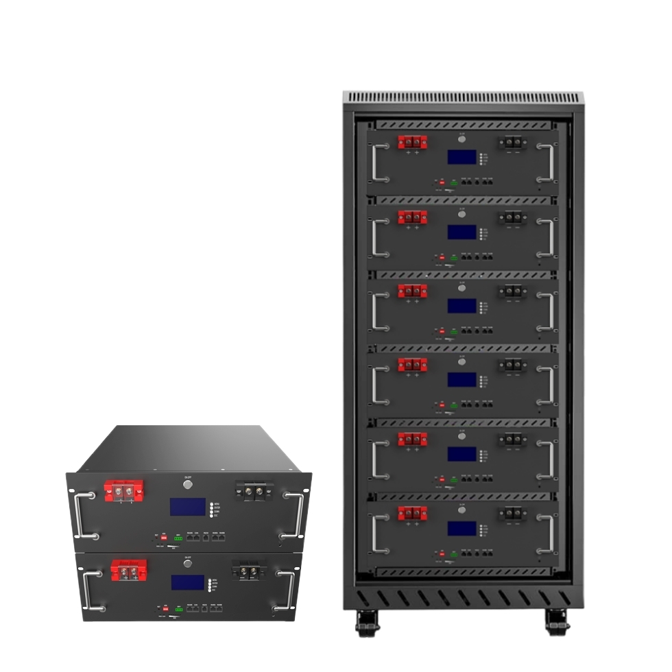 51.2v 48v Rack-mounted Lithium Battery 100AH 200AH 300AH LiFePo4 ...