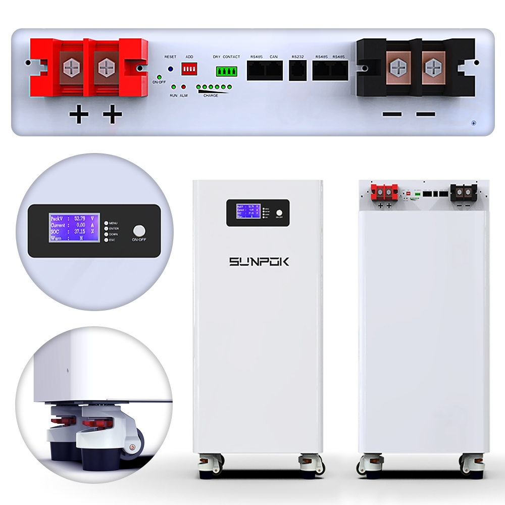 48V 280Ah 300Ah Solar Lithium Battery Pack 14Kwh 15kwh Solar Energy ...
