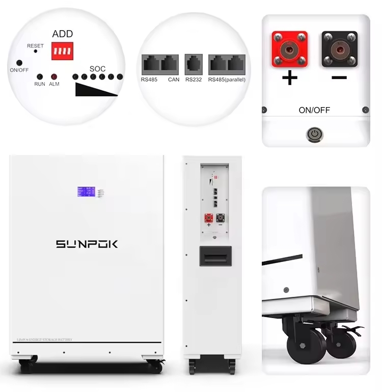 48V 51.2V 400Ah LiFePO4 Energy Storage Battery Pack 20kWh LiFePO4 for ...