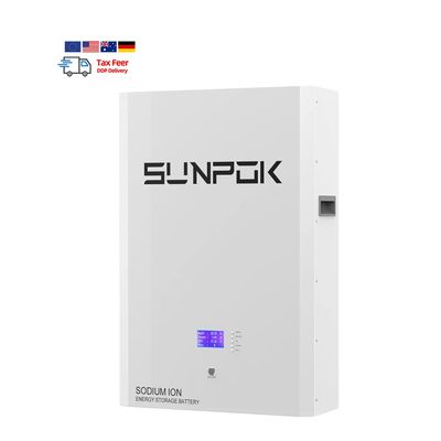 6000 Cycles Wall Mounted Sodium Ion Battery 48V / 51.2V Customized