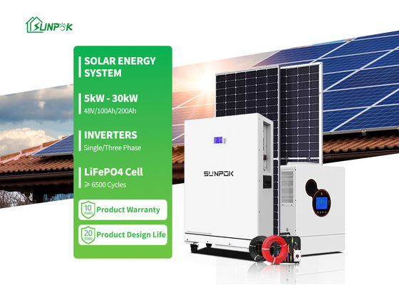 10kw 15kw 20kw Hybrid Solar System 8kw Home Energy Storage Inverter Battery
