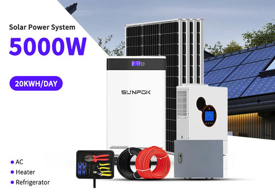 On Grid Solar System 20kw 25kw 30kw Solar Power Energy Storage System