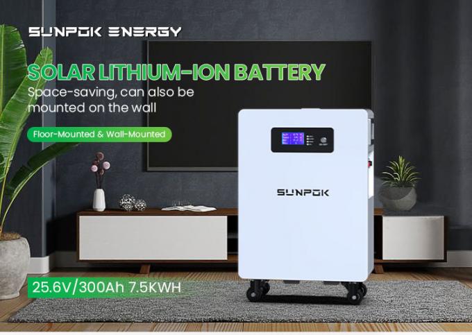 2025 New Design 7.5Kwh Battery 24V 300 Battery Lithium Ion 300Ah Litium Battery 300Ah Solar Energy Storage Systems 0