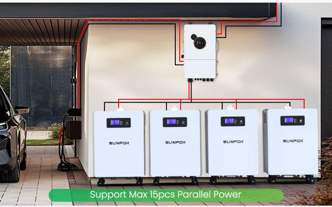 Residencial 25.6V 300Ah 7kwh 5Kw Energy Storage Battery Lithium Battery Power Wall 300Ah Lifepo4 Battery 2